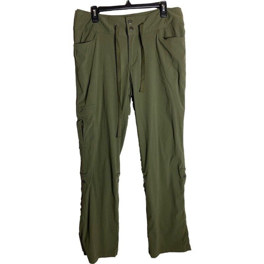 Columbia Omni-Shield Size 14 Hiking Pants Advanced Repellency Straight Green